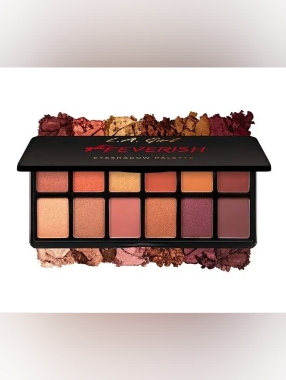 💖 L.A. Girl Get Feverish Eyeshadow Palette 12 Colors Warm Nude Matte Shimmer ✨